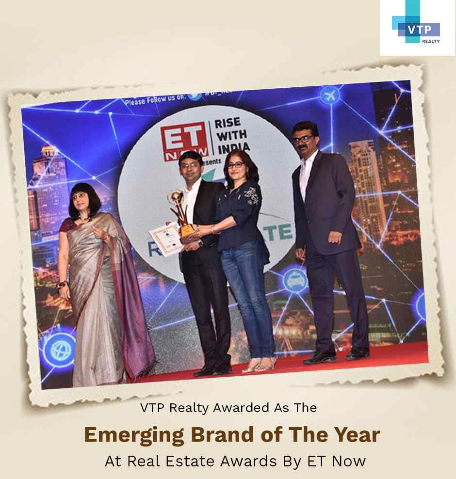 VTP Realty awarded Emerging Brand of the Year at Real Estate Awards 2018 by ET Now